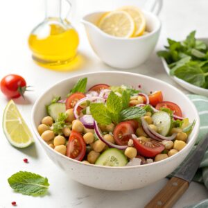 Black chickpeas tossed with onion, tomato, coriander and masala
