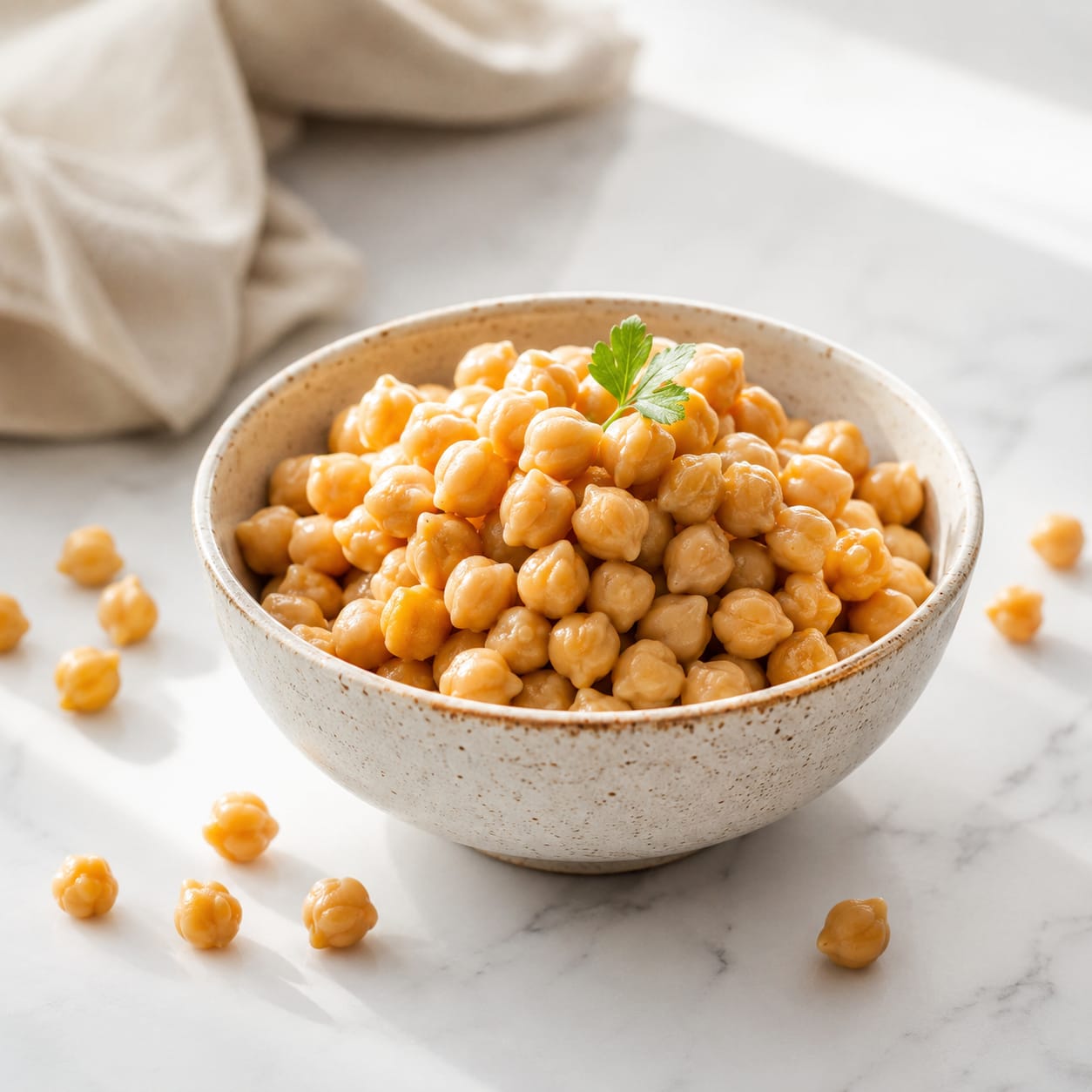 Bowl of chickpeas